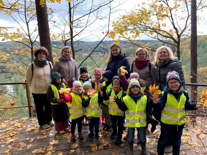 Edukacinė išvyka į rudenėjančią gamtą