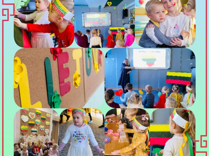 Ikimokyklinukai švenčia Vasario 16 – ąją