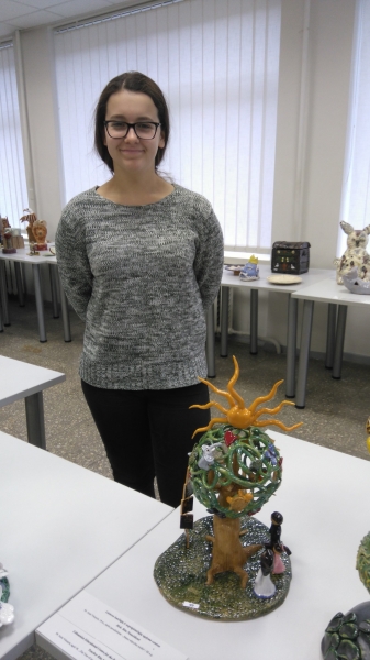 LKNUC mokinė tarptautiniame keramikos konkurse „Mano totemas“