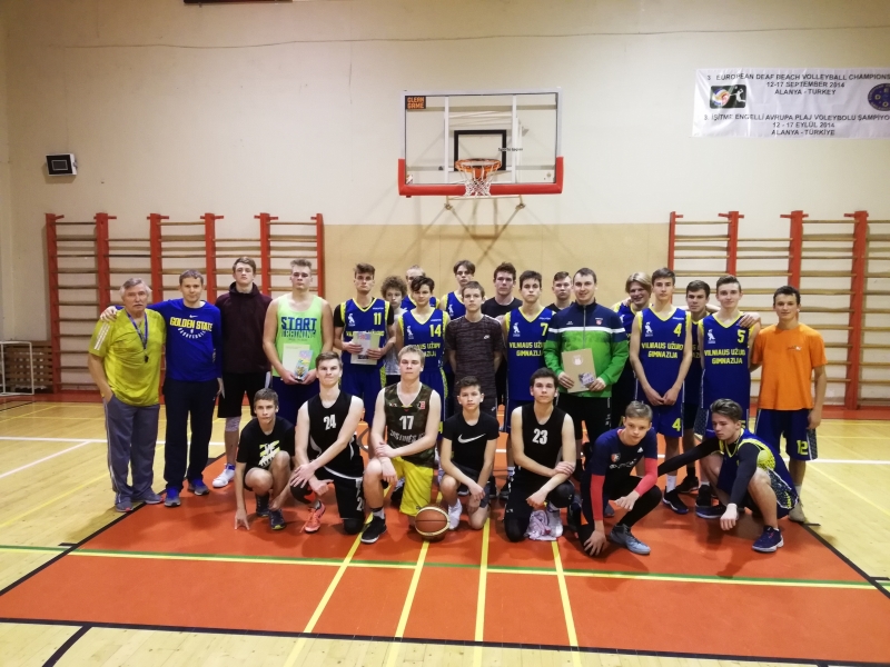 Draugiškos krepšinio varžybos (LKNUC-Užupio gimnazija)