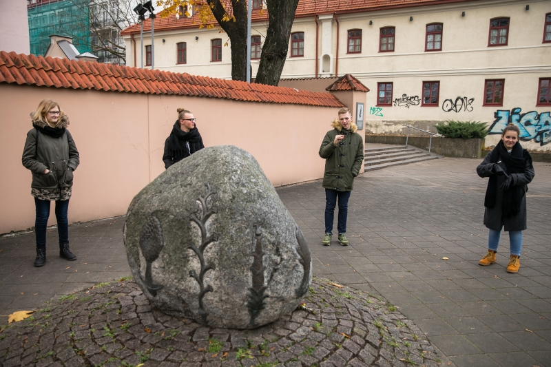 LKNUC mokiniai kūrybinėse dirbtuvėse „Menas mano mieste“