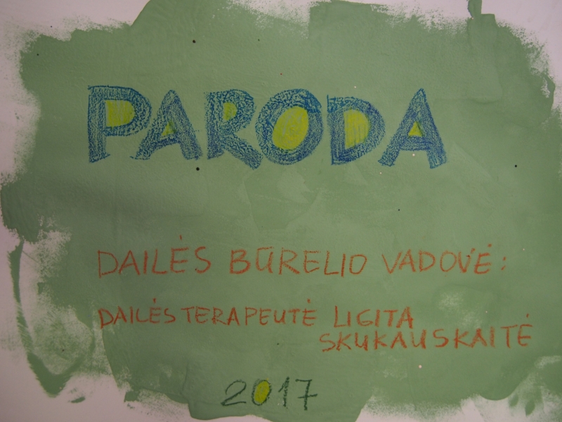 Dailės būrelio parodėlė